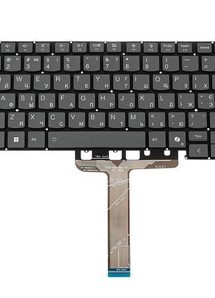 Клавиатура для ноутбука lenovo (thinkbook 14 g6 series) ukr, black, без фрейма, подсветка клавиш (copilot)