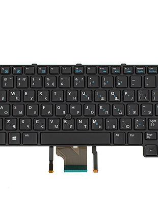Клавиатура для ноутбука dell (latitude: e6430u) rus, black, подсветка клавиш
