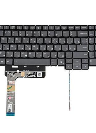 Клавіатура для ноутбука lenovo (thinkbook: 16p g4 irh) rus, black, без кадру, підсвічування клавіш