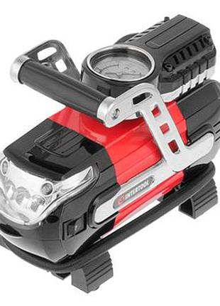 Компрессор автомобильный intertool 7бар x 30л/мин одноцилиндровый (ac-0002)