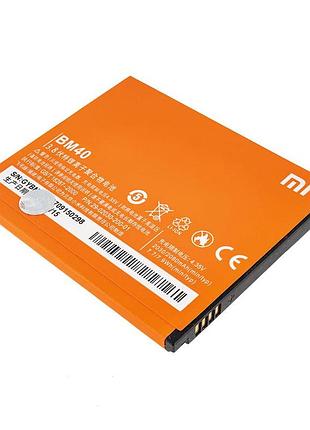 Аккумулятор (батарея) для смартфона (телефона) xiaomi mi 2a, bm40, 3.8v 2030mah 7.9wh (china original)