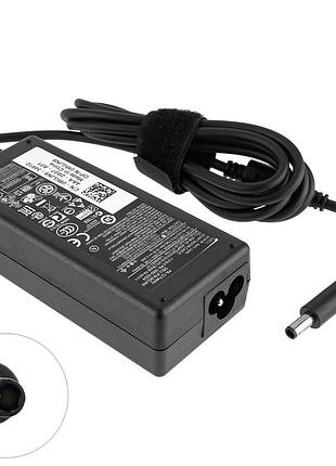 Оригинальный блок питания для ноутбука dell 19.5v, 3.34a, 65w, 4.5*3.0-pin, black, rectangular