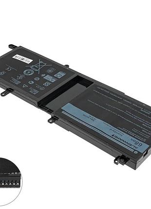 Оригинальная батарея для ноутбука dell 44t2r (alienware 15 r3, 15 r4) 15.2v 68wh black