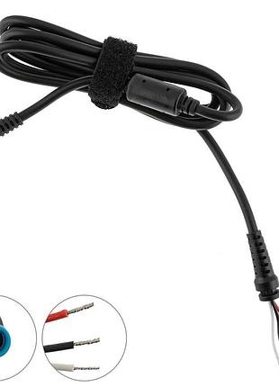 Оригинальный dc кабель питания для бп hp 90w 4.5x3.0мм+pin, l-образный штекер, 3 провода (от бп к ноутбуку)