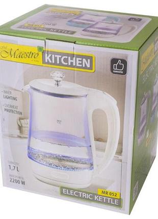 Электрочайник maestro mr-052-white (mr-052-white) 3