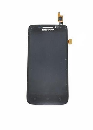 Дисплей для смартфона (телефону) lenovo s650, titan black (у зборі з тачскріном)(без рамки)(original)
