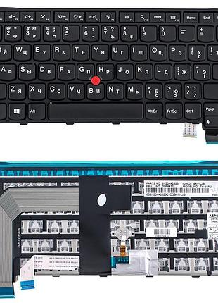 Клавиатура для ноутбука lenovo (thinkpad: t460s, t470s) rus, black