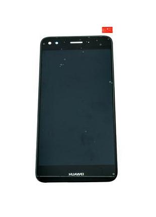 Дисплей для смартфона (телефону) huawei y6 pro (2017), nova lite (2017), p9 lite mini, black (у зборі з тачскріном)(без рамки)