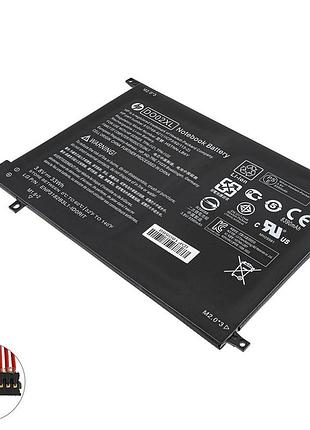 Оригинальная батарея для ноутбука hp do02xl (pavilion: x2 10-n) 3.8v, 8390mah, black