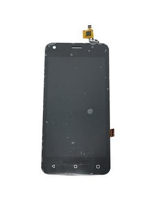 Дисплей для смартфона (телефона) fly fs454, nimbus 8, black (в сборе с тачскрином)(без рамки)