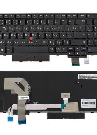 Клавиатура для ноутбука lenovo (thinkpad: t570, t580) rus, black (оригинал)