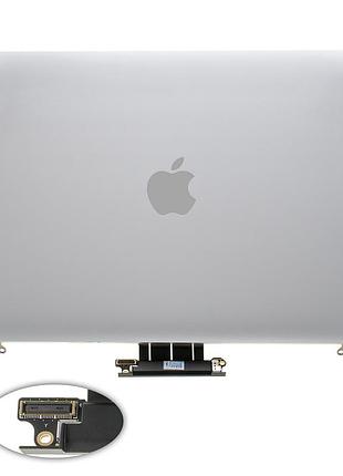 Крышка + матрица в сборе для ноутбука apple a1534 (2015), silver, 100% оригинал (aasp)