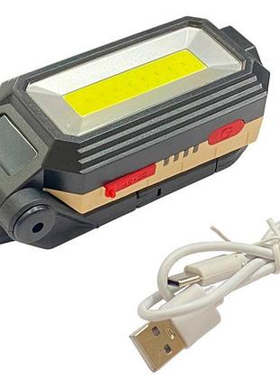 Фонарь кемпинговый bl 110мм x 1led x 1cob x li-ion (174-w560-100pcs)