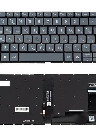 Клавиатура для ноутбука hp (elitebook 640 g11) rus, black, без фрейма, подсветка клавиш (оригинал)