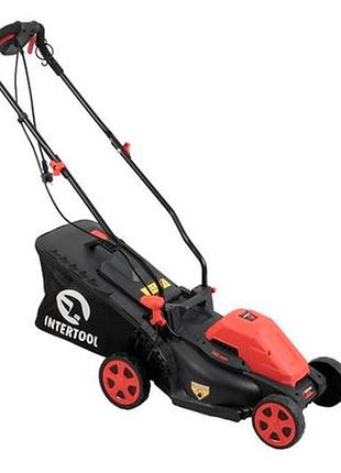 Газонокосилка электрическая intertool-storm 1400вт x 340мм x 35л (wt-2264)