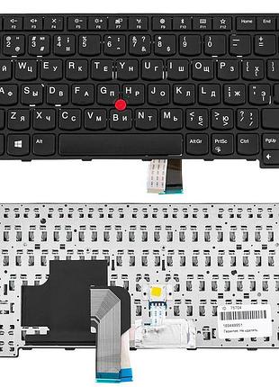 Клавиатура для ноутбука lenovo (thinkpad: e470, e475) rus, black