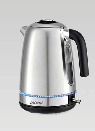 Електрочайник maestro 1.7л нержавійка (mr-050)