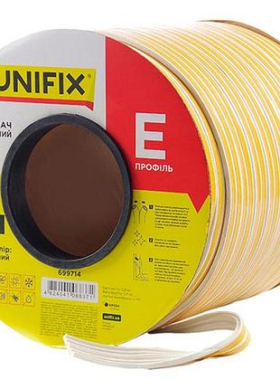 Ущільнювач гумовий unifix e 9 x 4мм x 150м білий (699714)