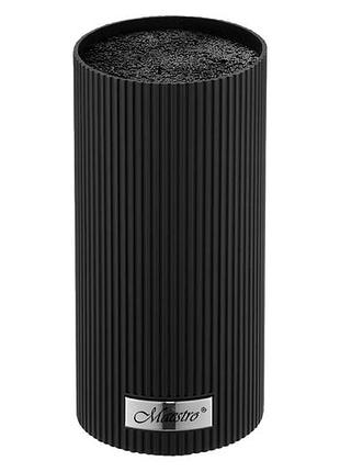 Колодка для ножей maestro 220 x 110мм черная (mr-1437-black)