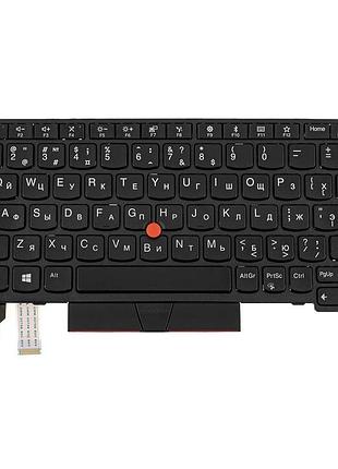 Клавіатура для ноутбука lenovo (thinkpad: x280) rus, black