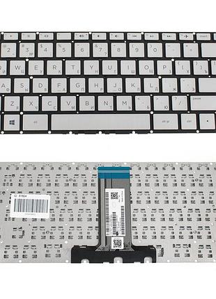 Клавіатура для ноутбука hp (240 g6, 245 g6) rus, silver, без фрейма
