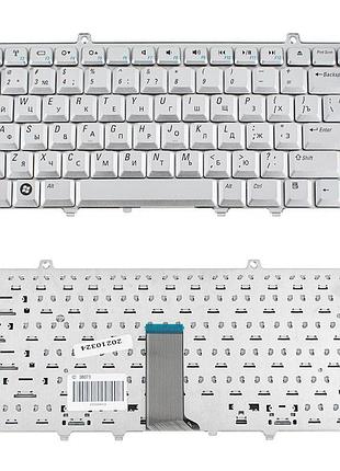 Клавиатура для ноутбука dell (inspiron: 1420, 1521, 1545, vostro: 1400, 1500, xps: m1330, m1420, m1530 ), rus, silver