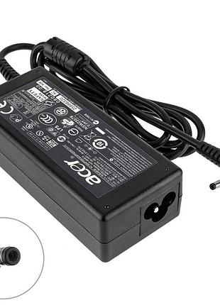 Блок живлення для ноутбука acer 19v, 2.37a, 45w, 3.0*1.0мм, l-подібний роз'єм, black, rectangular