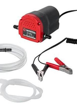 Насос вакуумний для відкачування олії та палива intertool 12в × 7л/хв (ac-0006)