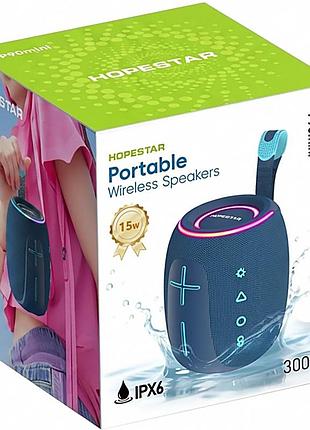 Bluetooth колонка hopestar p90 mini 15w blue 3