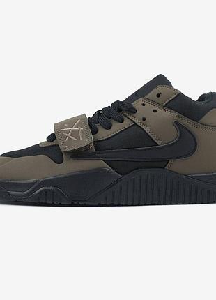 Кросівки jordan travis scott cut the check jumpman jack dark mocha