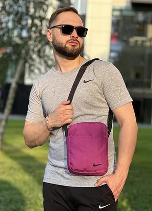 Борсетка nike фиолетовая 2