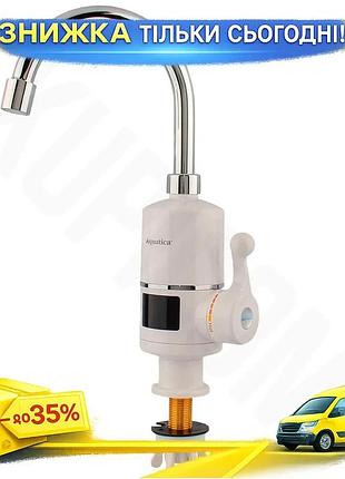 Проточный водонагреватель для кухни с дисплеем aquatica nz 6b142w (9797113) гусак ухо на гайке ku-22