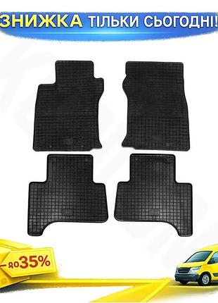 Килимки гумові stingray premium для toyota land cruiser prado 120 4 шт захисні килими для салону автомоб ku-22