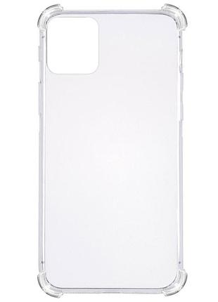 Чохол tpu getman ease logo посилені кути для iphone 12 mini (айфон 12 міні) безбарвний (прозорий)