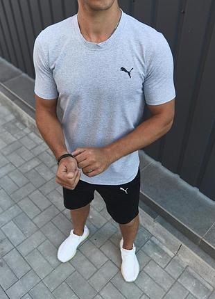 Футболка puma серая
