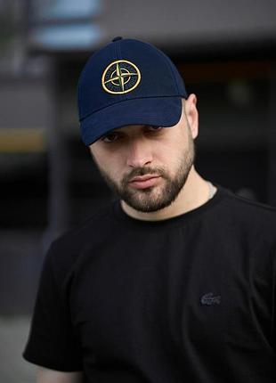 Кепка чоловіча stone island синя