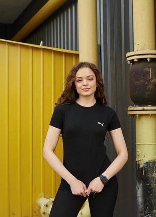 Жіноча футболка puma чорна