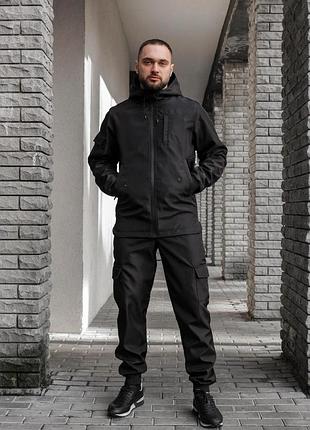 Комплект мужской soft shell "easy" intruder черный