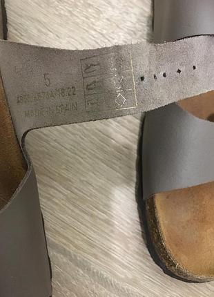 Шкіряні шльопанці m&s 5
