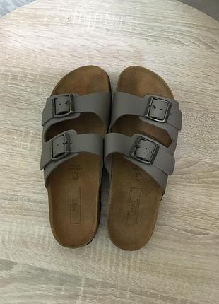 Шкіряні шльопанці m&s 3