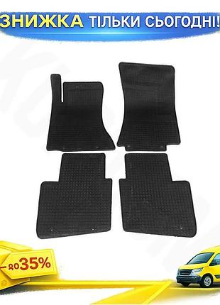 Гумові килимки 4 шт polytep для opel omega b 1994-2003 гумовий килимок для салону захисту від бруду ku-22