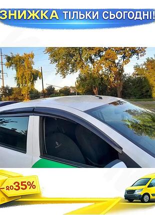 Ветровики sd 4 шт sunplex sport для renault logan ii 2013-2022 дефлекторы окон самоклейка для защиты от ku-22