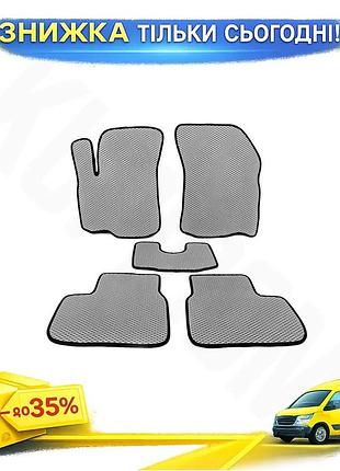 Килимки eva сірі для suzuki sx4 2006-2013 модельні гумові килимки для захисту салону авто ku-22