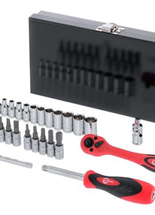 Набор инструмента intertool 1/4" 28 ед. (et-6028) 3