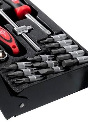 Набор инструмента intertool 1/4" 28 ед. (et-6028) 5