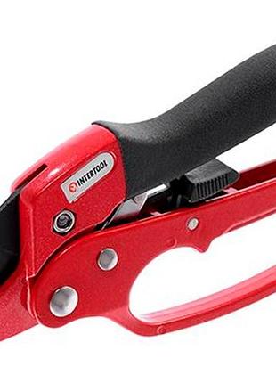 Секатор intertool 200 мм храповый механизм ft-1005 (ft-1005)