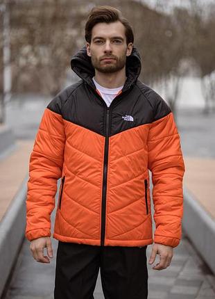 Куртка чоловіча active tnf чорно-помаранчева завжди в наявності ✅