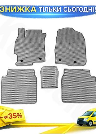 Коврики eva серые для mazda 6 2008-2012 4шт резиновые коврики для салона защиты от грязи ku-22