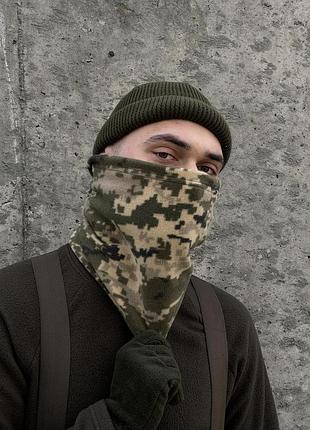 Баф флисовый пиксель без лого 4