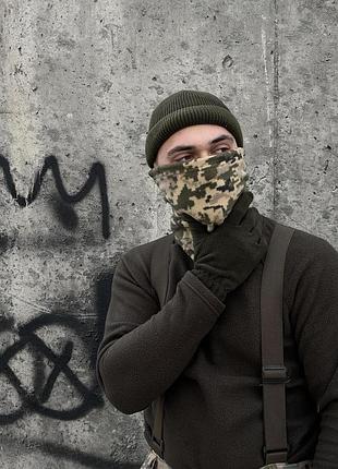Баф флисовый пиксель без лого 5